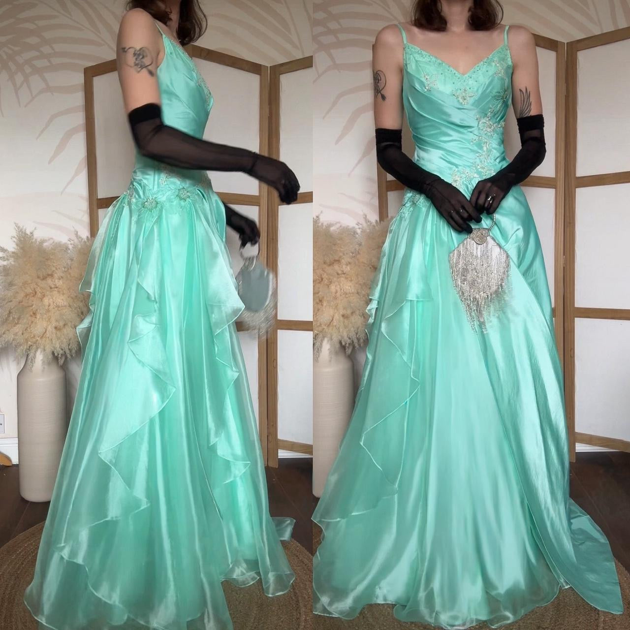 Sapphire a-line prom dress uk 8