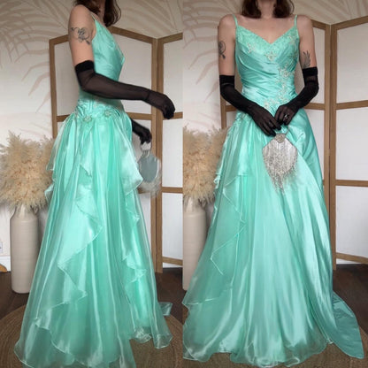 Sapphire a-line prom dress uk 8