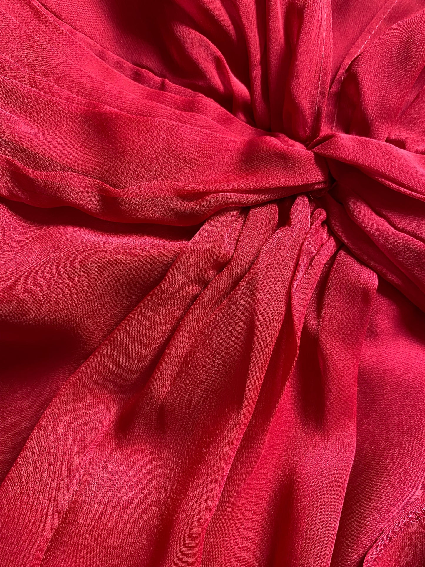 Red Debut halter neck midi dress UK 12