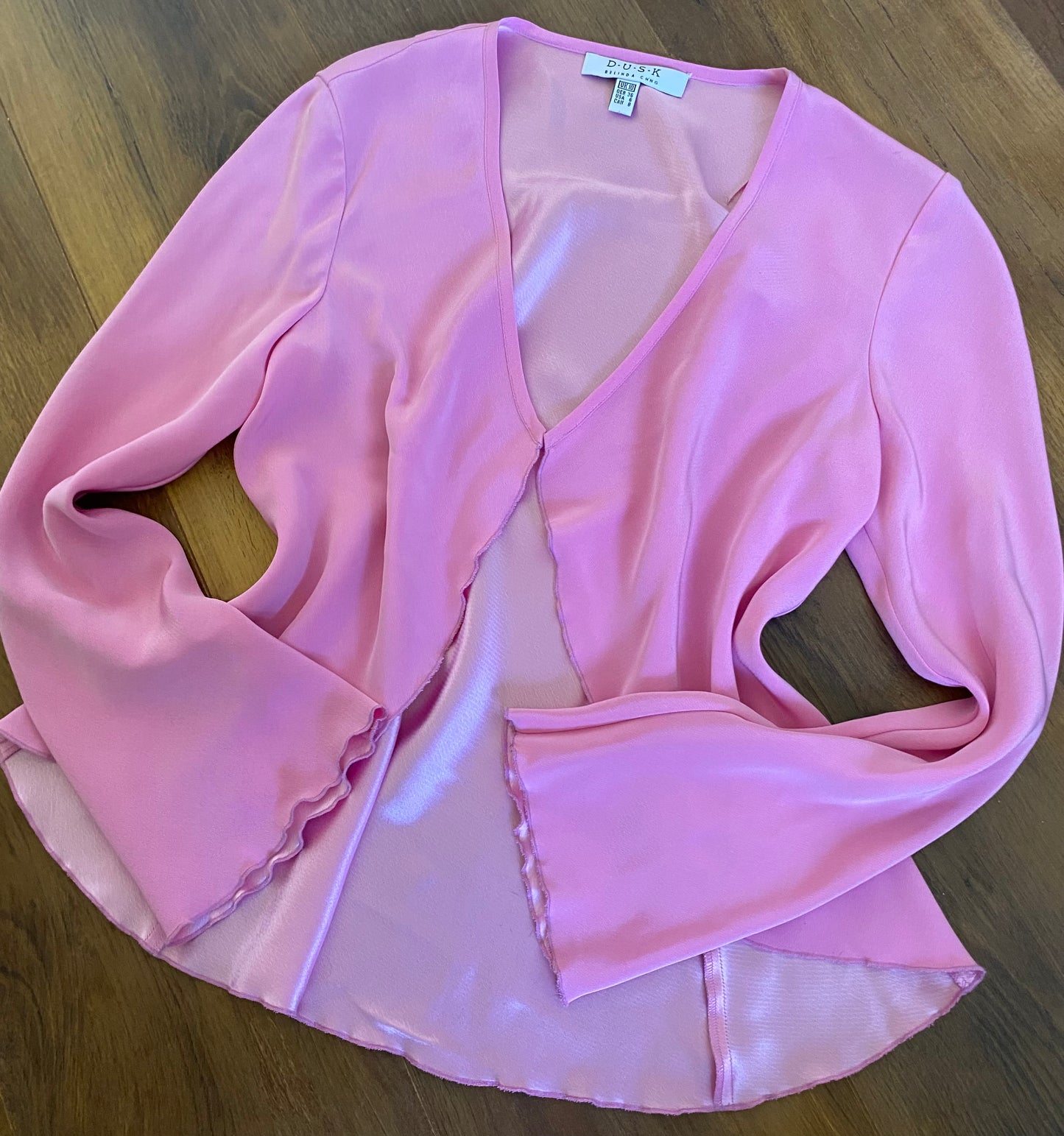 Pink 2-piece Dusk dress & jacket uk 10-12
