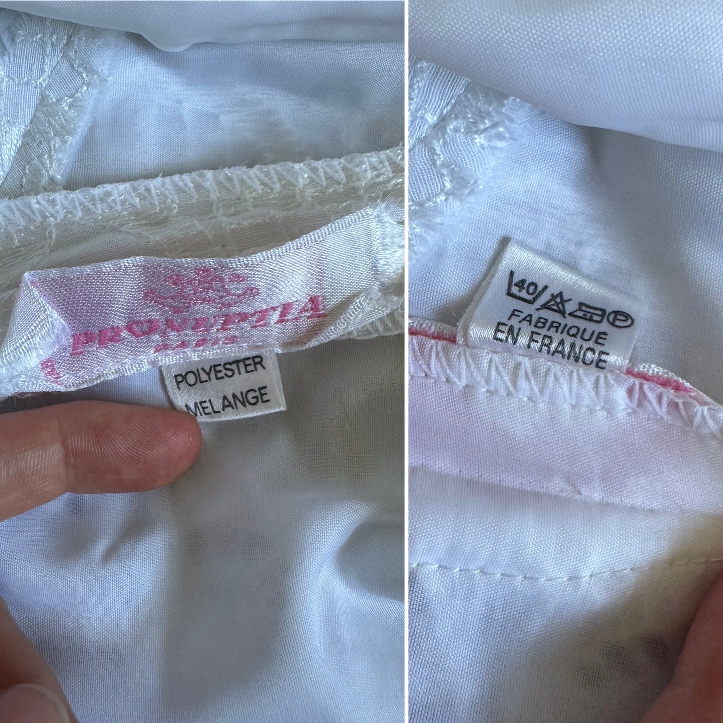 Pronuptia 70s long sleeve wedding dress uk 10