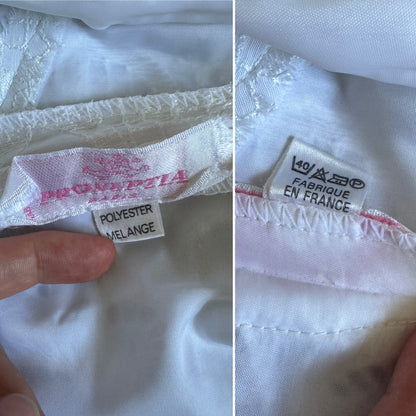 Pronuptia 70s long sleeve wedding dress uk 10