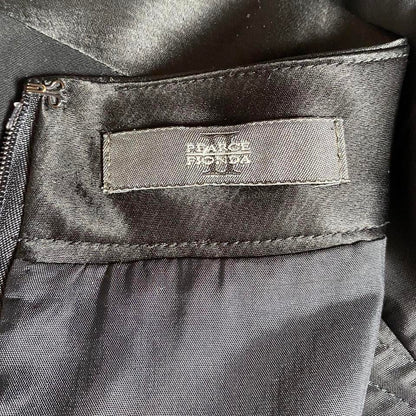 Black Pearce Fionda High Neck Chic Evening Dress UK 10