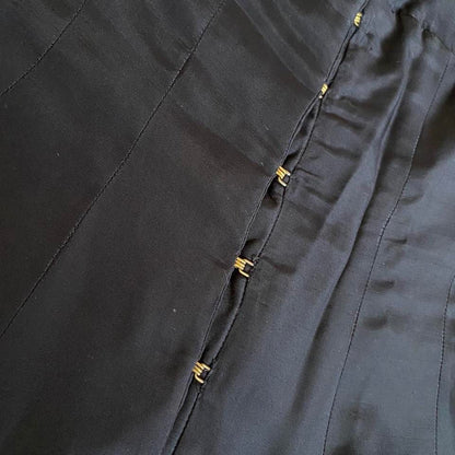 Nick Coleman black long sleeve mini dress UK S