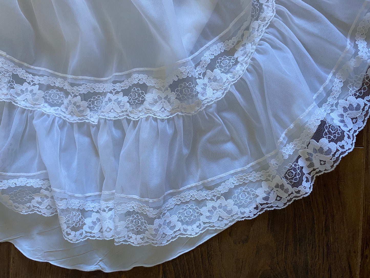 Berkertex white 60s flared sleeve lace wedding dress uk 6/8