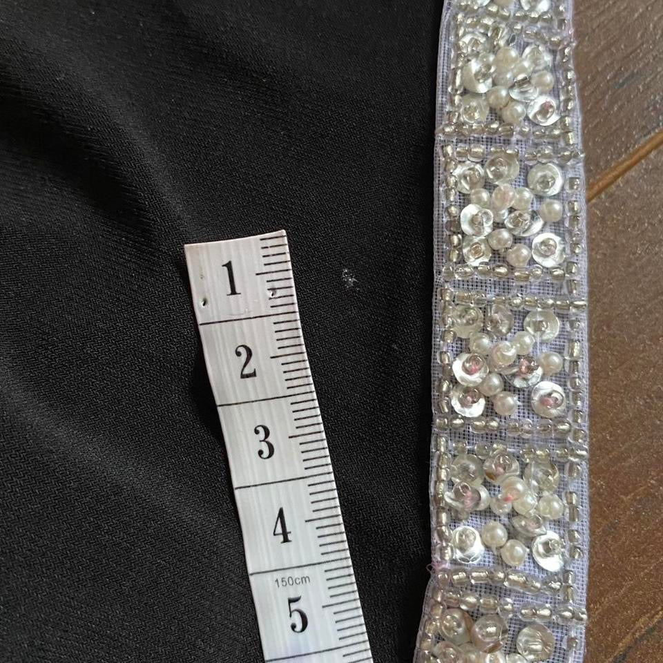 Black stretch Dave & Johnny evening dress uk 12