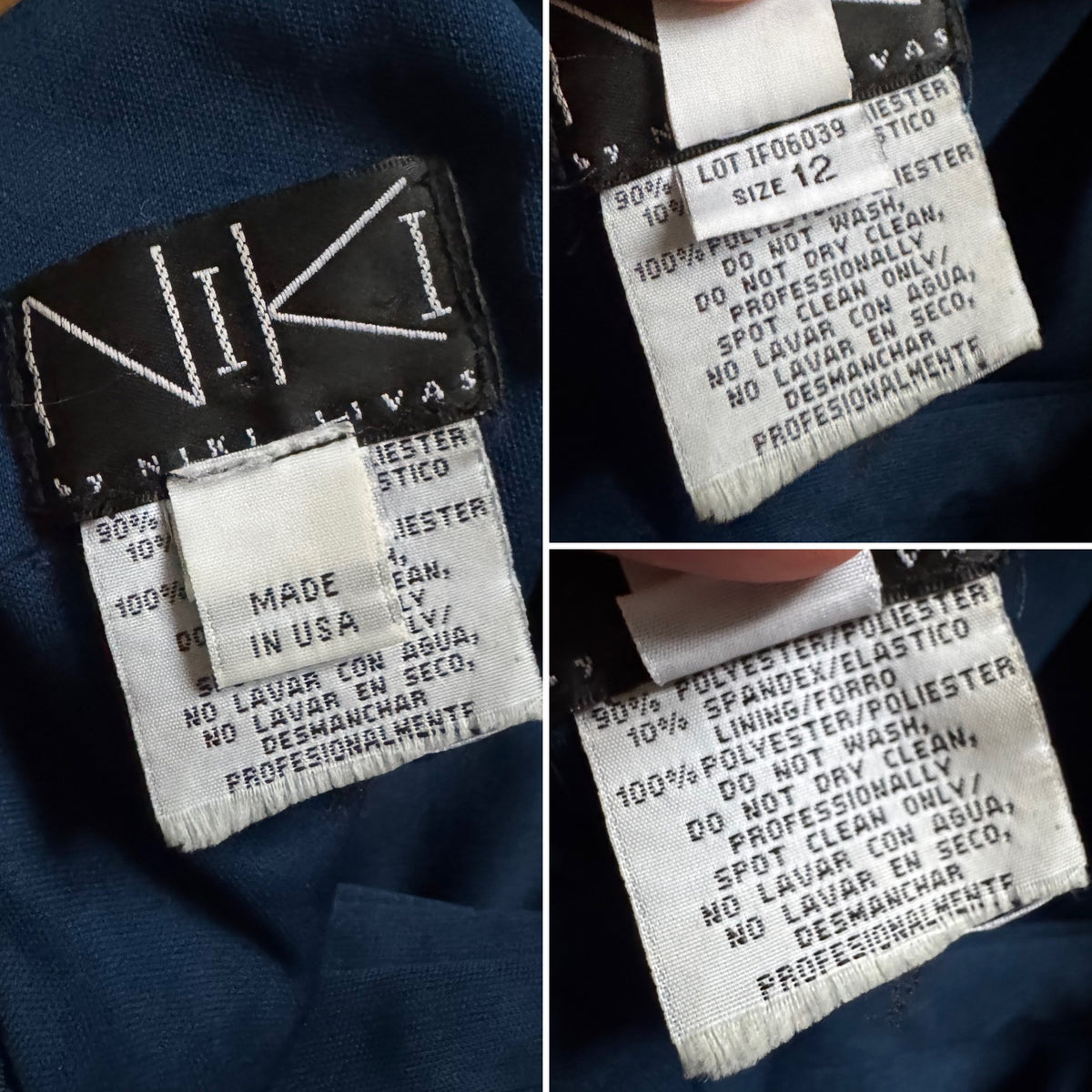 Niki Livas electric blue velvet evening dress uk 14