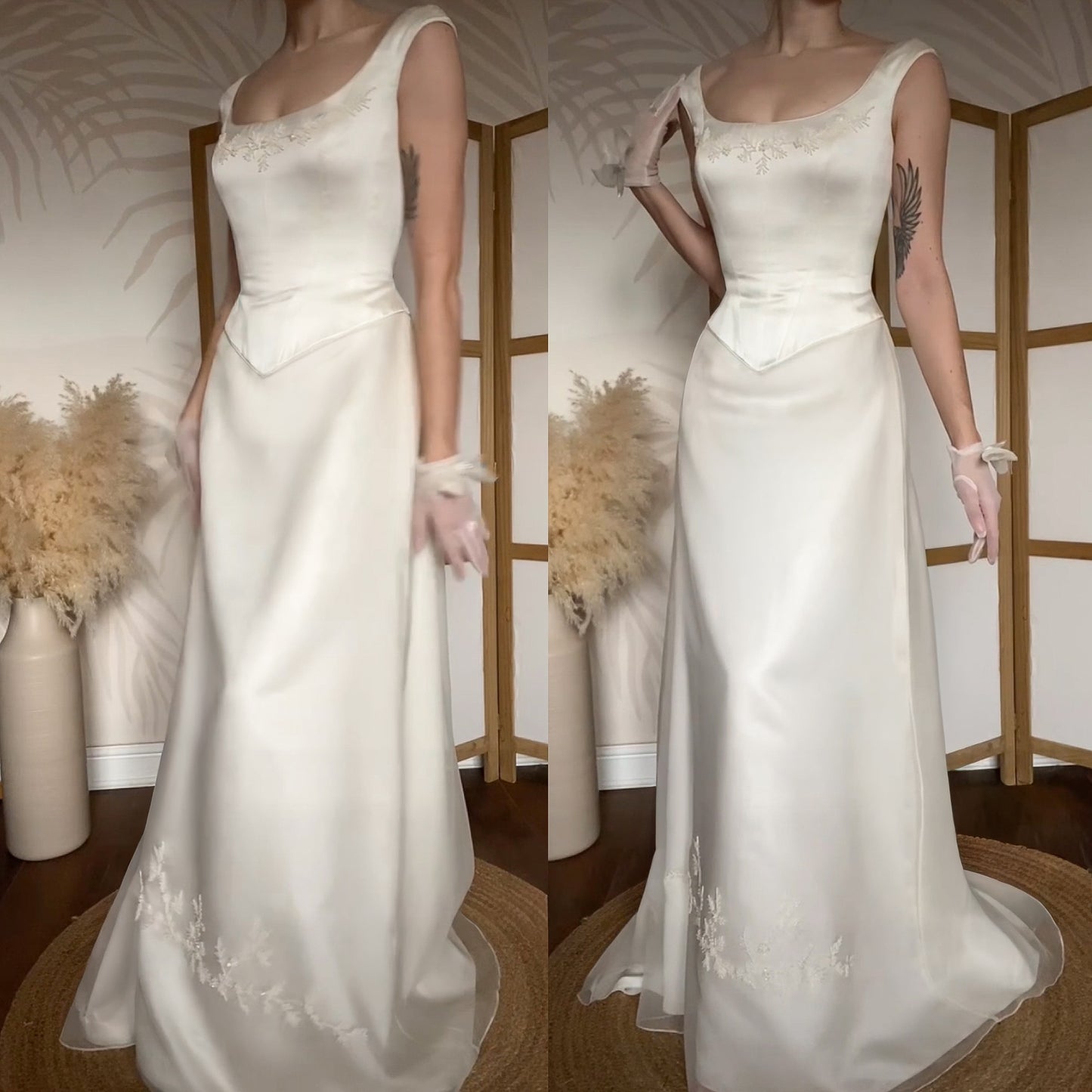 Ivory Carla Venessi wedding dress uk 10
