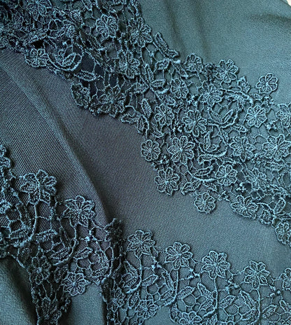 Joseph Ribkoff black stretch sheer dress UK 12