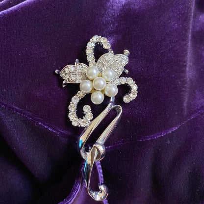 Purple velvet Kaliko evening dress UK 10