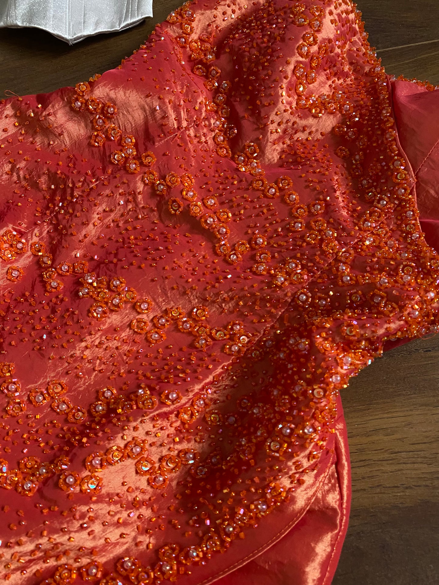 Dynasty strapless a-line prom dress & shawl uk 8