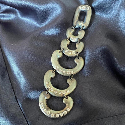 Joseph Ribkoff silver evening dress UK 12