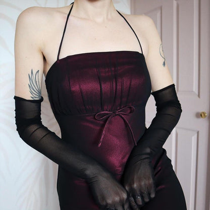 Bhs Pink Halterneck Evening Dress UK 8