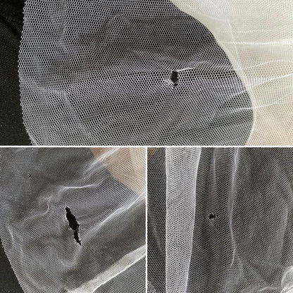 Vintage Ellis 70s white polka dot lace wedding dress uk 10-12