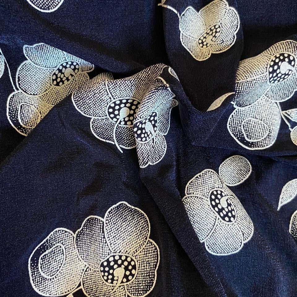 Black stretch high neck short sleeve dress UK 10