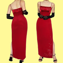 Load image into Gallery viewer, Red Pearce Fionda Beaded Fitted Dress UK 14
