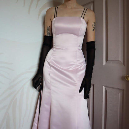 Scott McClintock baby pink evening gown UK 14