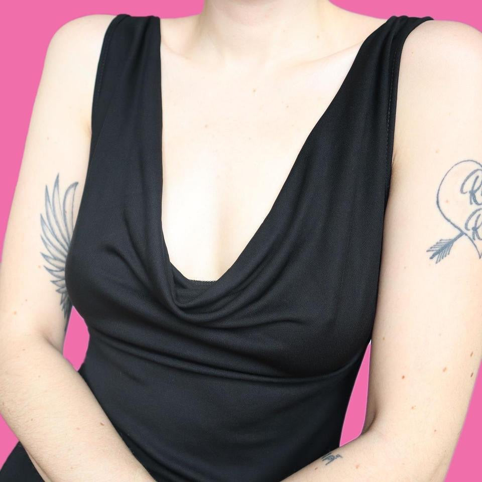 Morgan De Toi y2k lace midi dress UK S