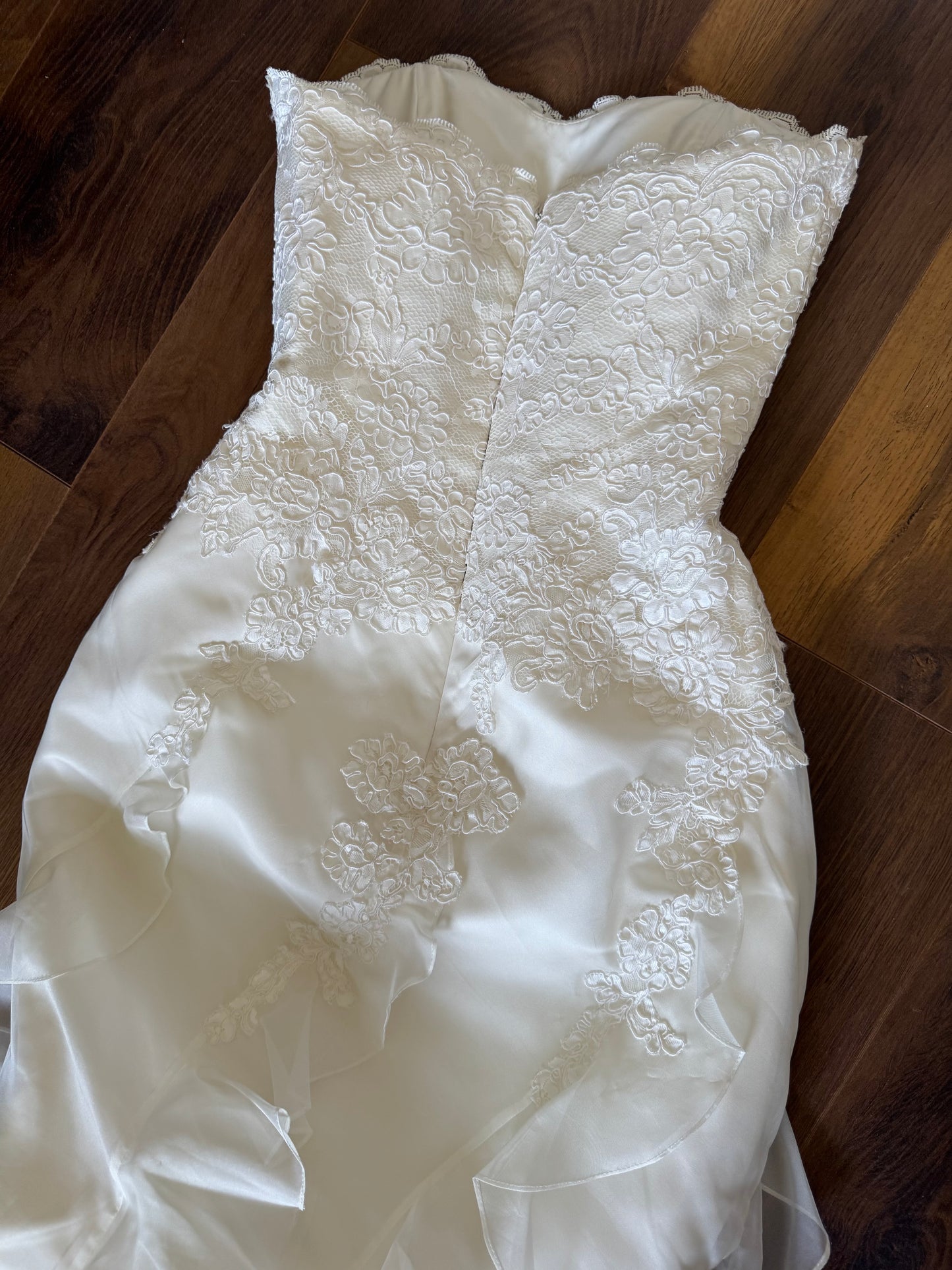Augusta Jones ivory lace wedding dress uk 8