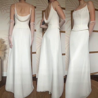 Ivory 2-piece wedding set uk 10