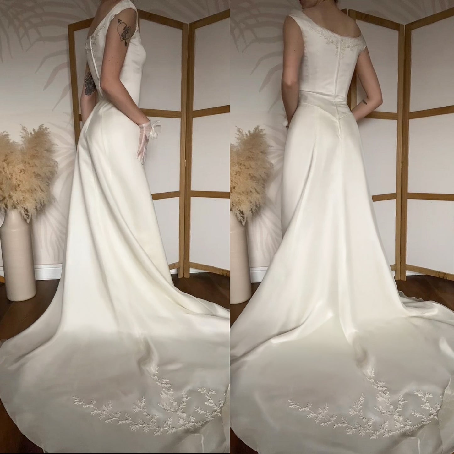 Ivory Carla Venessi wedding dress uk 10