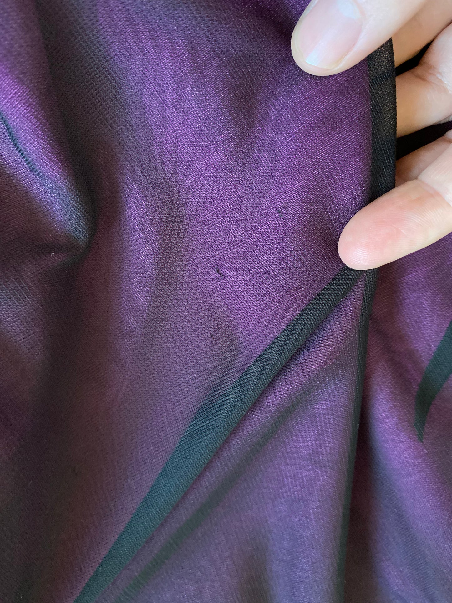 After Six purple stretch evening gown UK 10