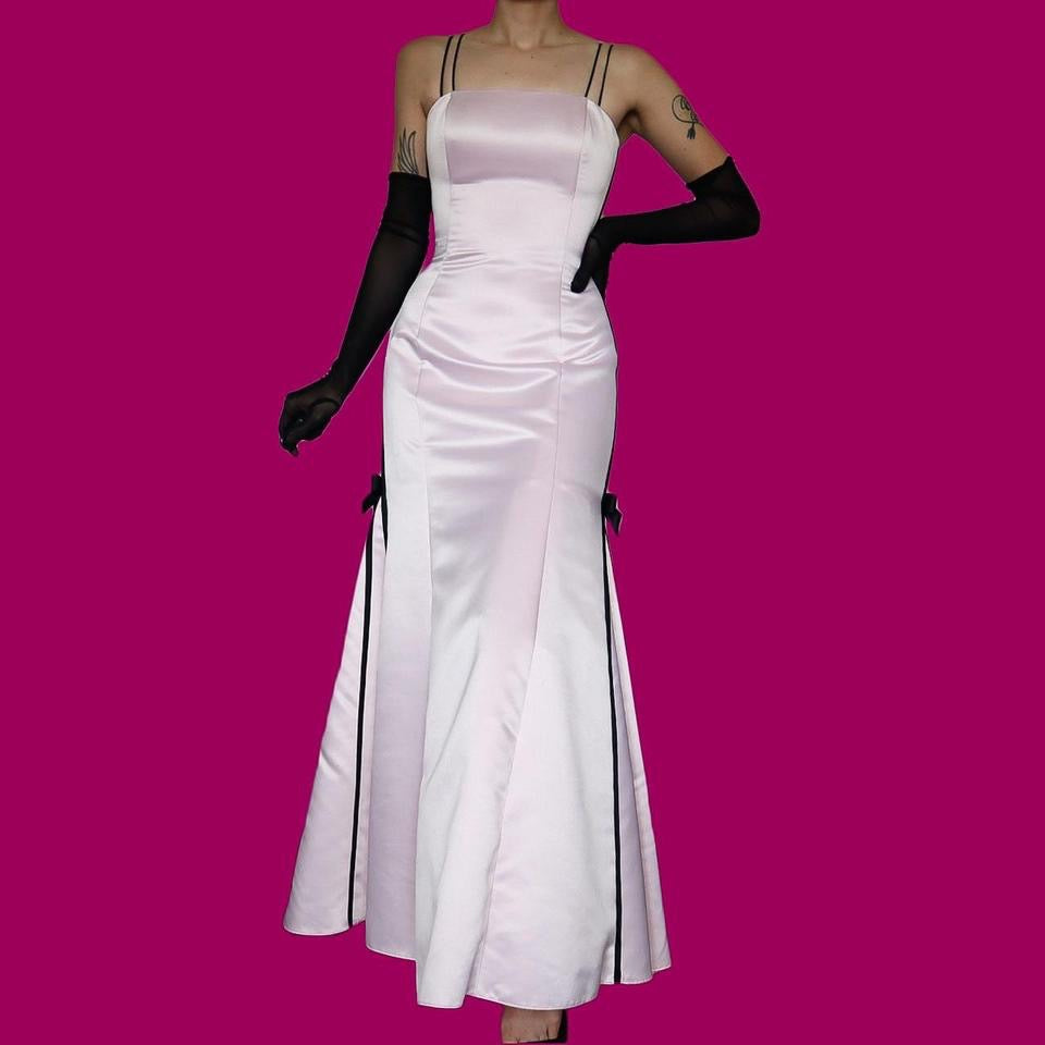 Scott McClintock baby pink evening gown UK 14