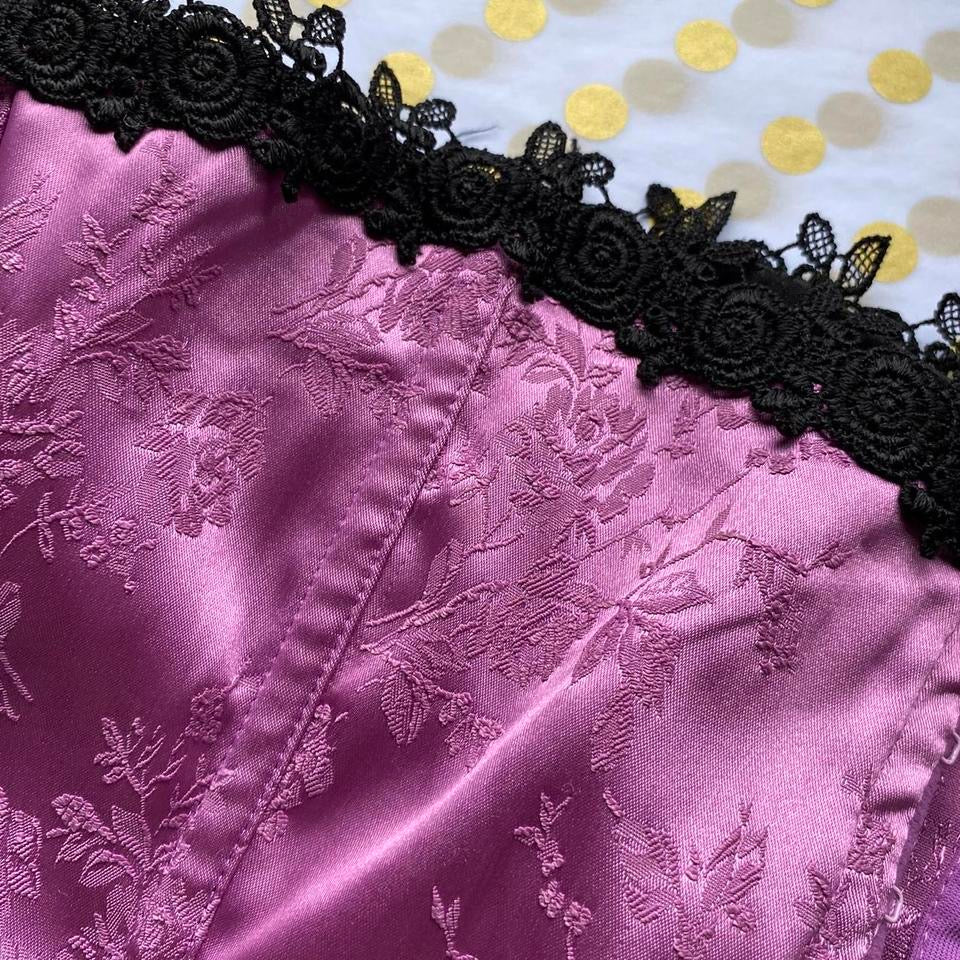Frederick’s of Hollywood purple corset UK 10