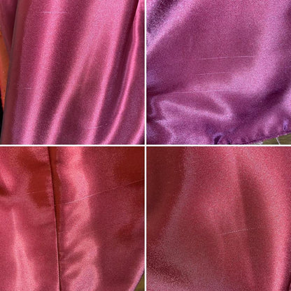 Dave & Johnny pink satin ombré beaded dress uk 10