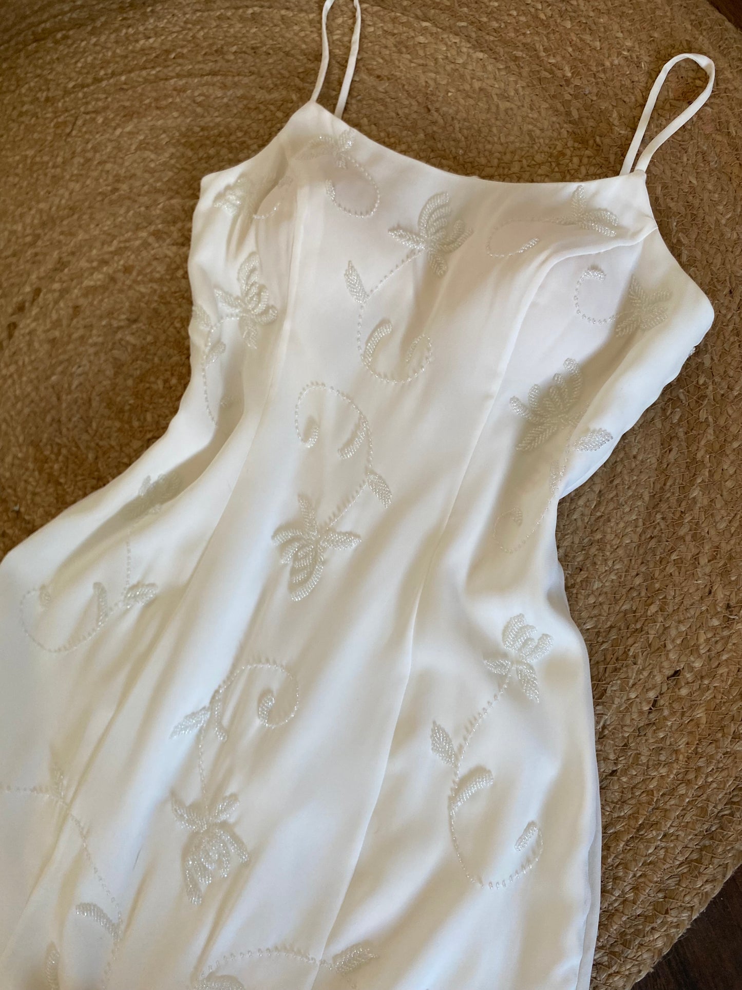Berkertex ivory beaded wedding dress uk 10