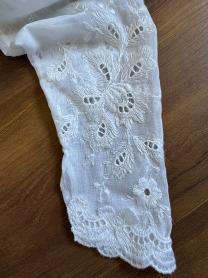 Pronuptia 70s long sleeve wedding dress uk 10