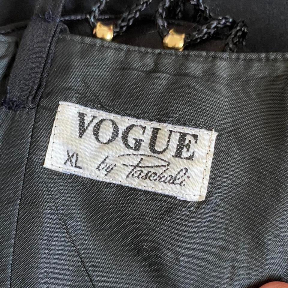 Black lace up front corset top UK 14