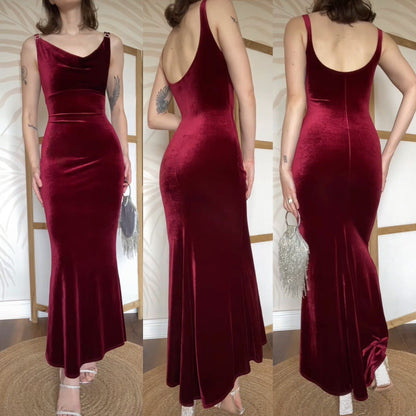 Red velvet stretch bodycon dress uk 10