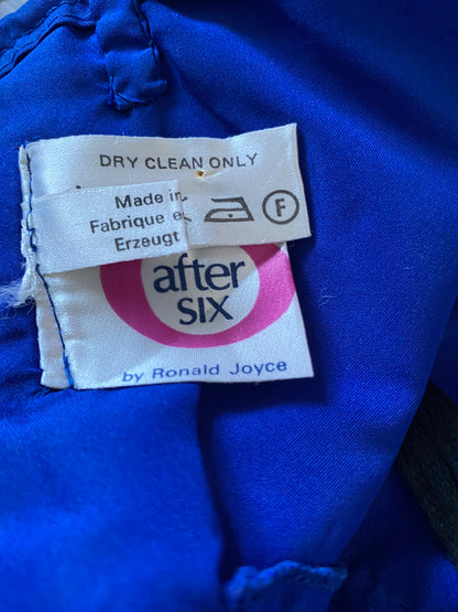 After Six blue fit & flare evening gown UK 10