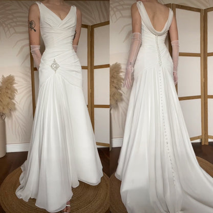 Ellis bridal ivory wedding dress uk 8-10