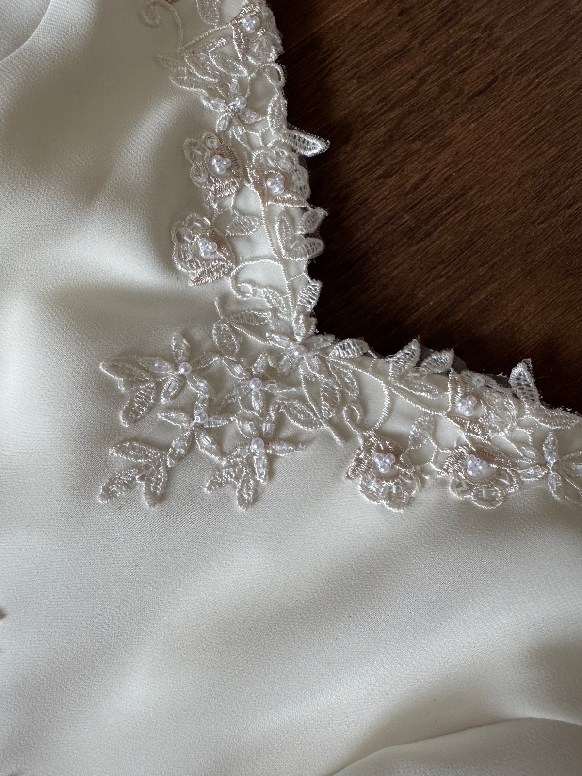 Ivory long sleeve ethereal wedding dress uk 10-12