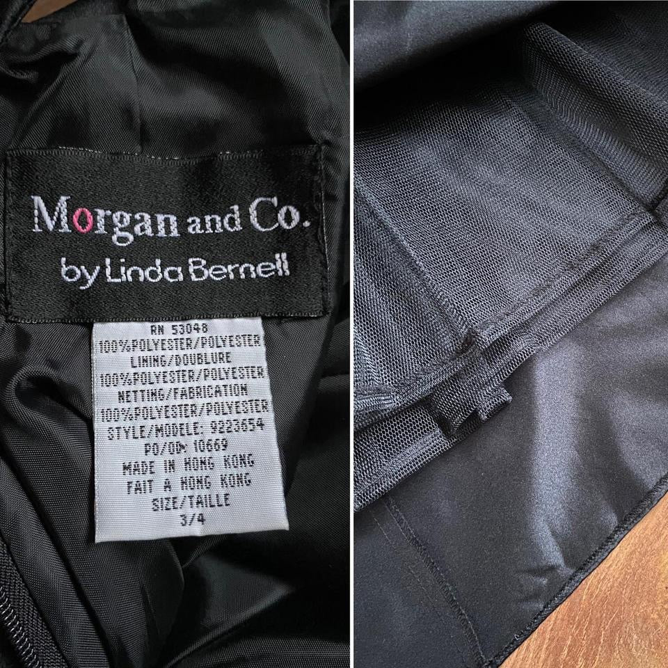 Black lace up back a-line prom dress uk 6