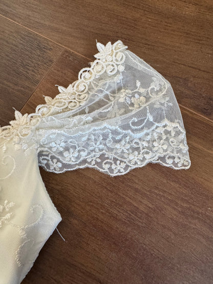Jessica McClintock ivory lace wedding or evening dress uk 8-10