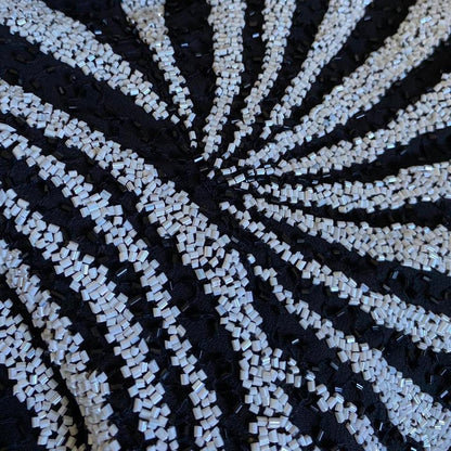 Kaleidoscope black & white strapless evening dress UK 12 & 14