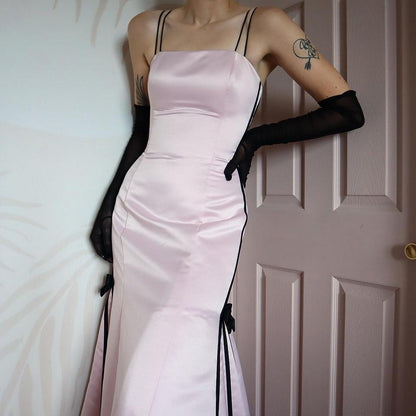 Scott McClintock baby pink evening gown UK 14