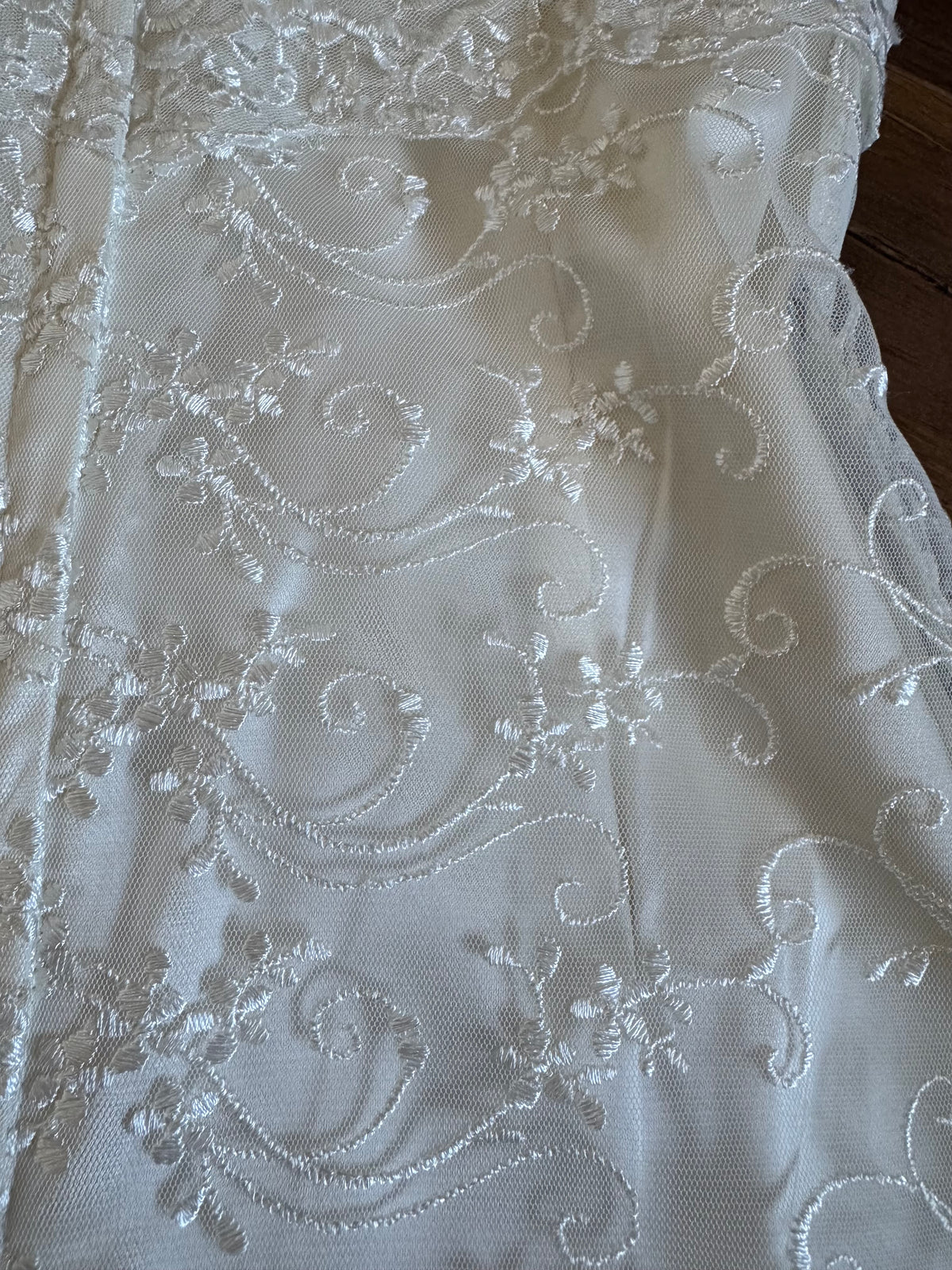 Jessica McClintock ivory lace wedding or evening dress uk 8-10