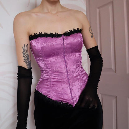 Frederick’s of Hollywood purple corset UK 10
