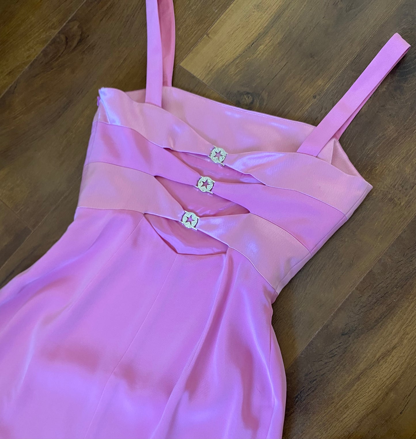 Pink 2-piece Dusk dress & jacket uk 10-12