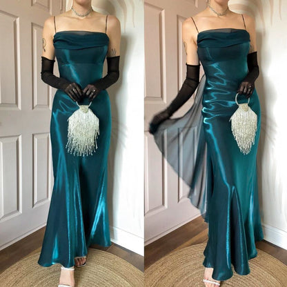 Dave & Johnny teal shimmery prom dress uk 12