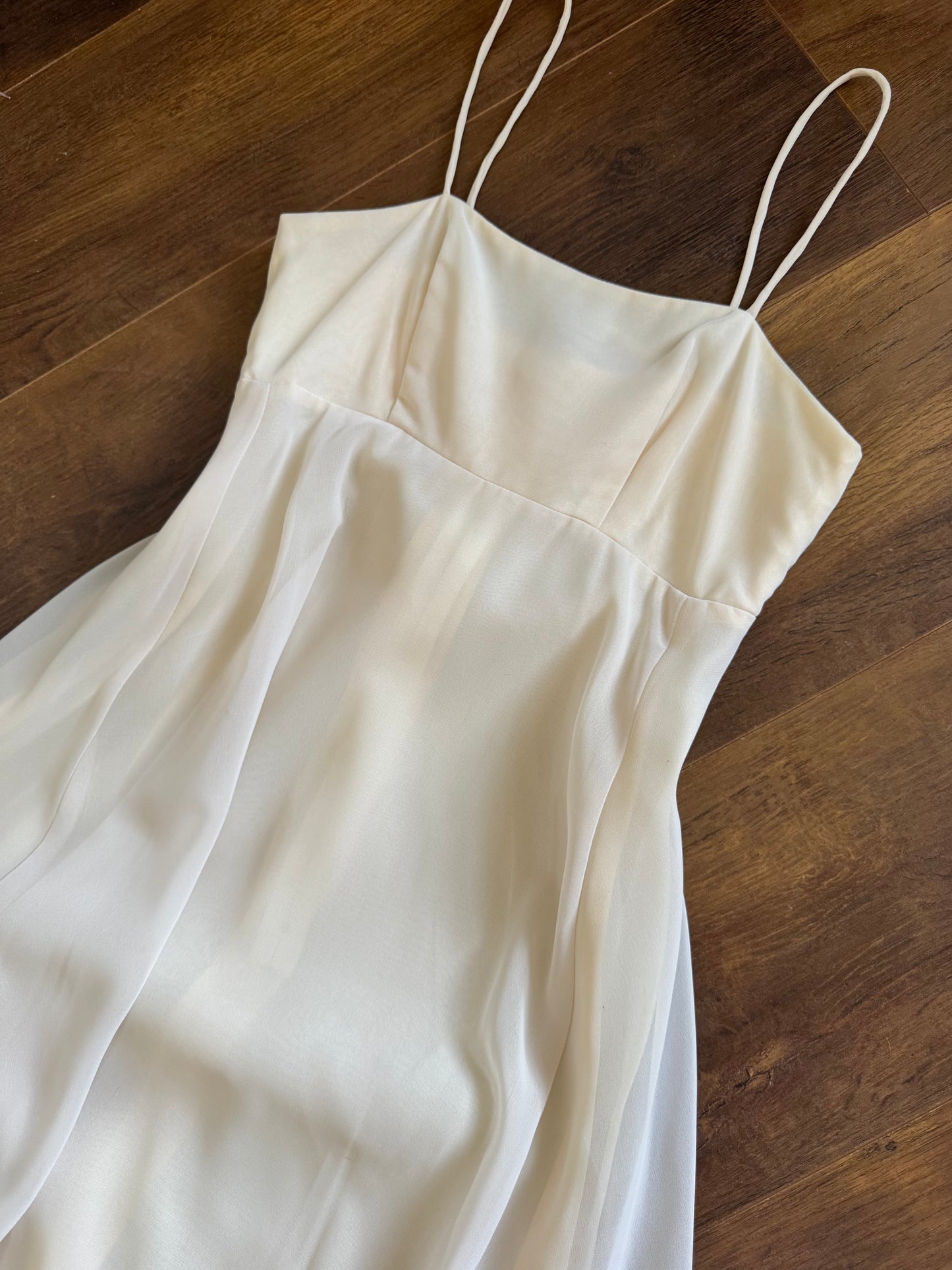 Vintage 70s 2-piece dress & cape wedding set uk 6-8/XS