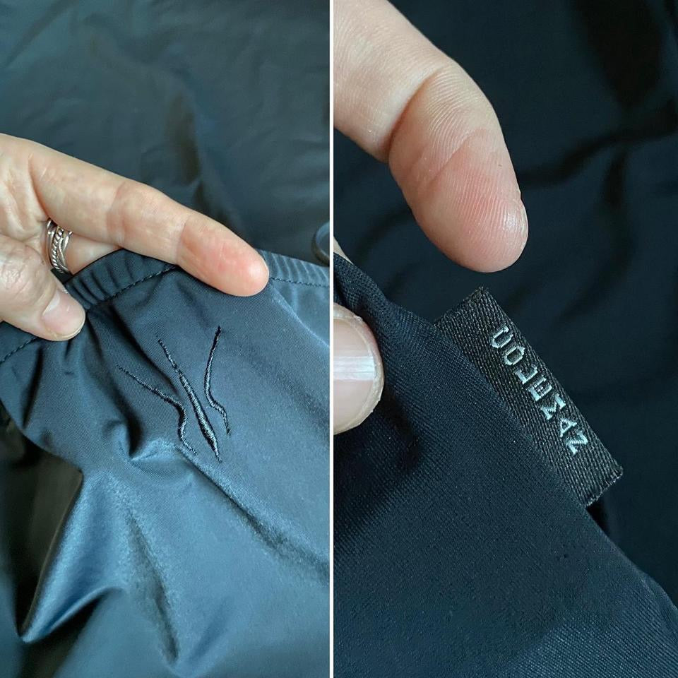 Nick Coleman black open back mini dress uk 10