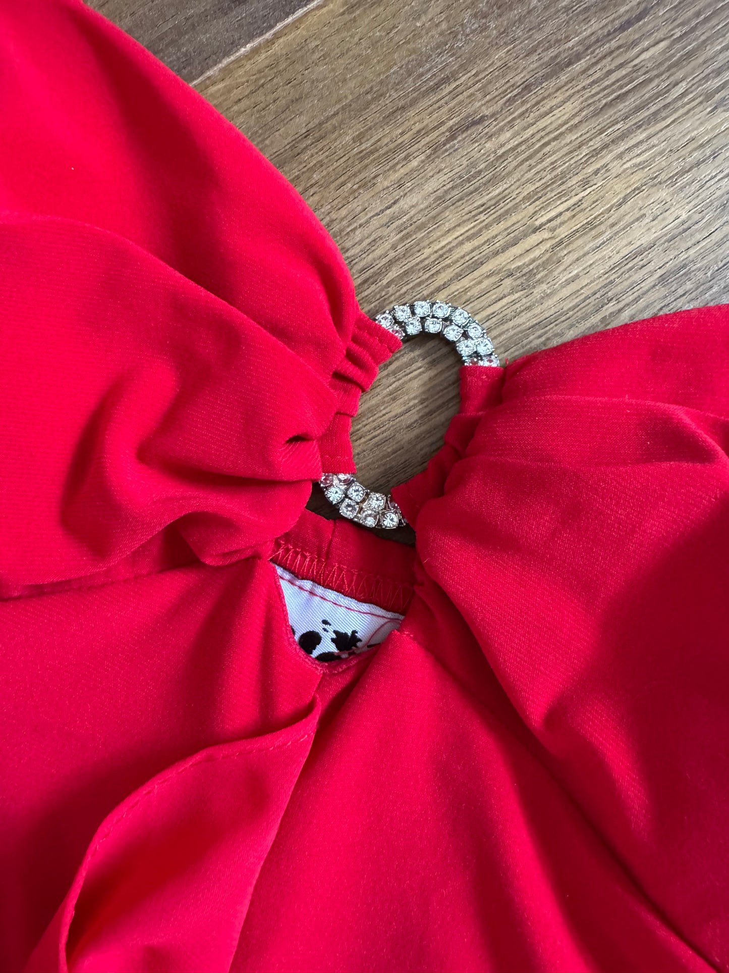 Red stretch bodycon evening dress uk 10-12