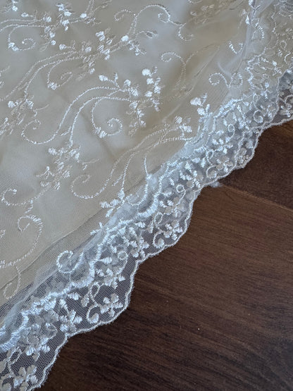 Jessica McClintock ivory lace wedding or evening dress uk 8-10