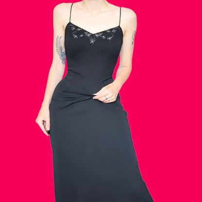 Black Dave & Johnny evening dress UK 10 & UK 12