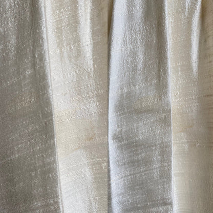 Ivory 80s 100% silk long sleeve wedding dress uk 10